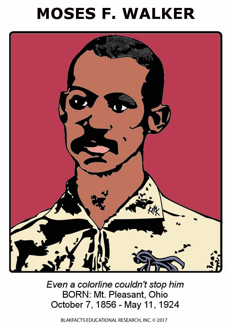 Moses Fleetwood Walker finally has his day – Blakfacts Educational  Research, Inc.