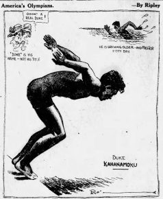 DUKE KAHANAMOKU by Ripley 8-4-1920